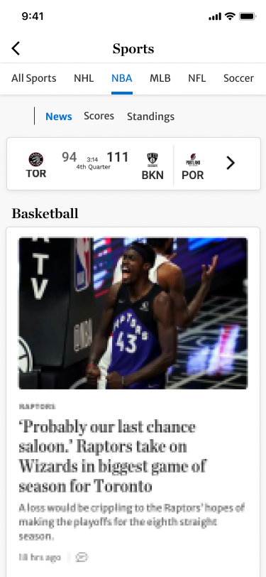Star Sports+ mobile screens