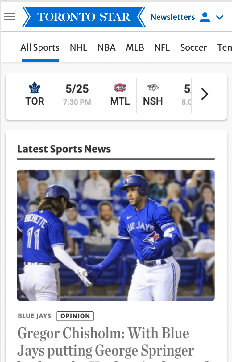 Star Sports+ mobile screens