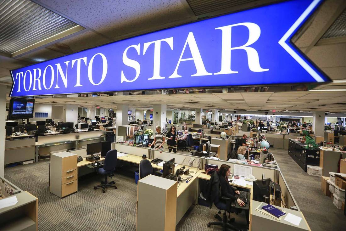 The Toronto Star newsroom