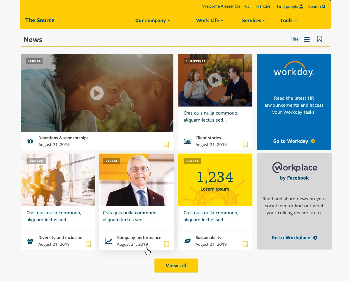 The Source, Sun Life's global intranet