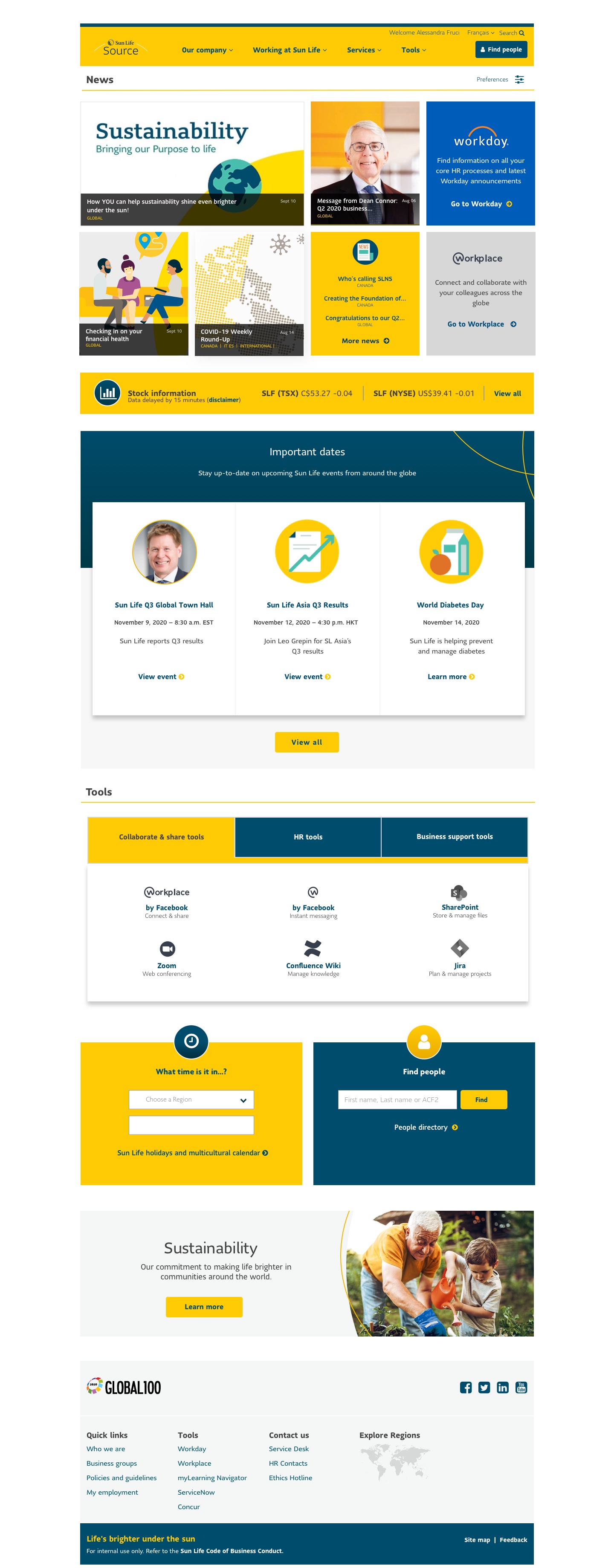 Final landing pages