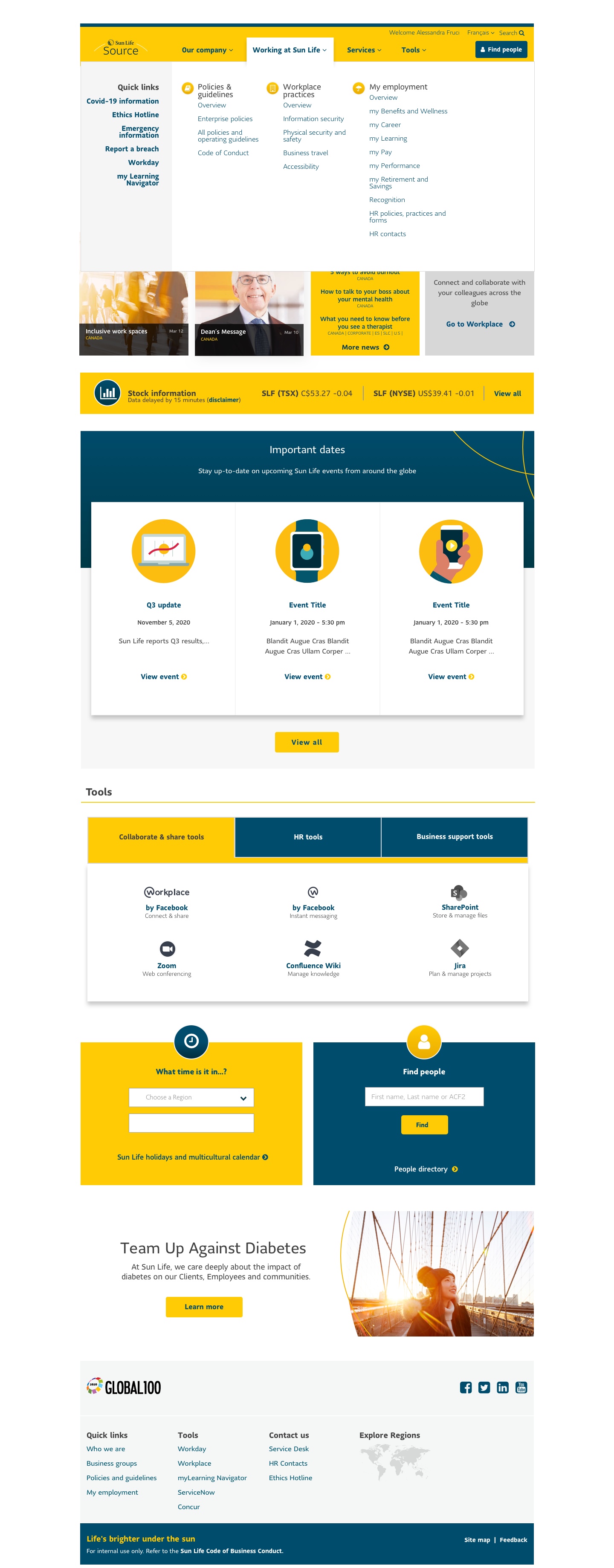 Final landing pages