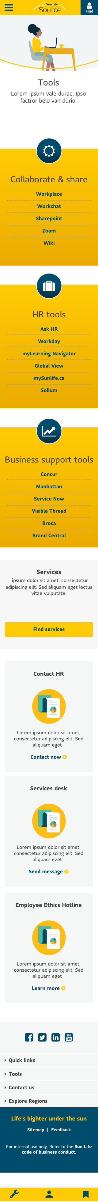 Mobile mockups tested